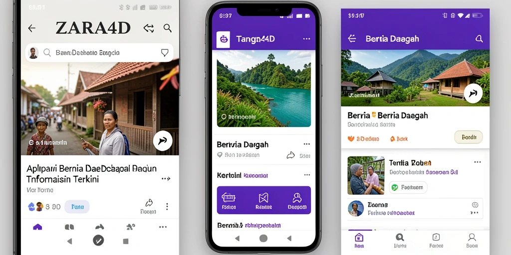 Tampilan antarmuka ZARA4D yang menarik dan informatif.