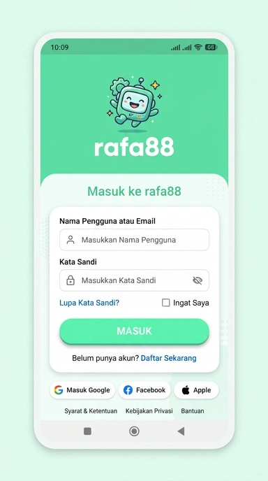 Cara Masuk Akun rafa88 untuk Pengguna Android